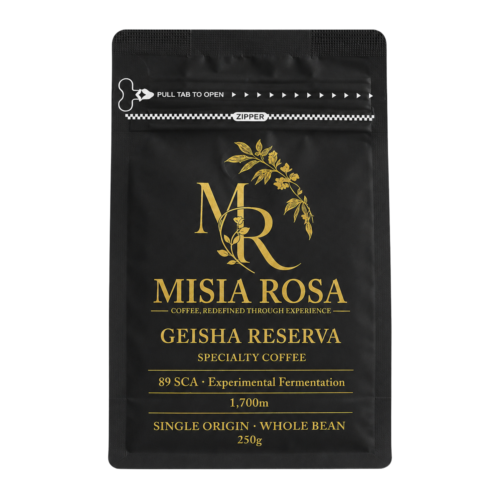 Misia Rosa Reserva Geisha coffee bag
